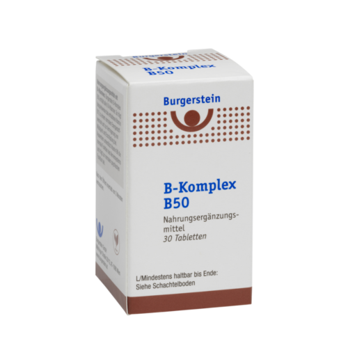 Burgerstein Vitamin B-Komplex B50 30 Tabletten