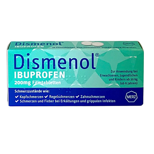 Dismenol Ibuprofen 200 mg Filmtabletten 20ST